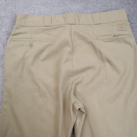 Dickies 874 Straight Leg Canvas Twill Work Pant Flat Front in Khaki Size 38X30 - Picture 12 of 13